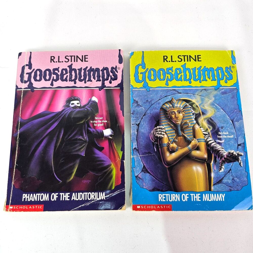 R.L. Stine Goosebumps #23 #24 Vintage 90s Scholastic Horror Books Lot of 2